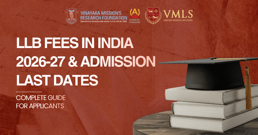 LLB Fees in India 2026-27 & Admission Last Dates: Everything You Need Before You Apply
