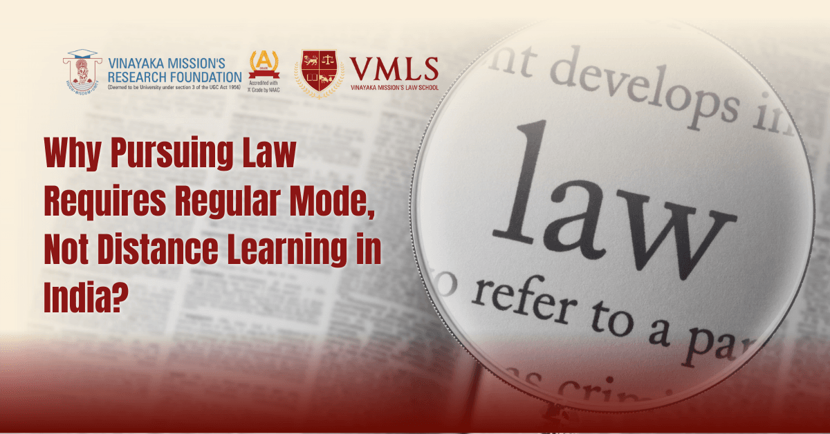 Why Distance LL.B. Degrees Are Not Approved in India ?
